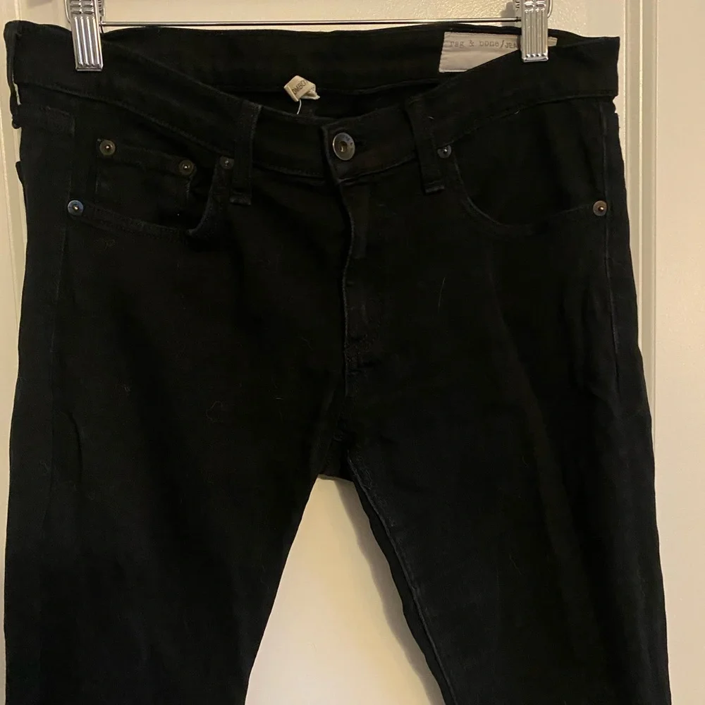 Rag & Bone Women's Black Tomboy Jeans